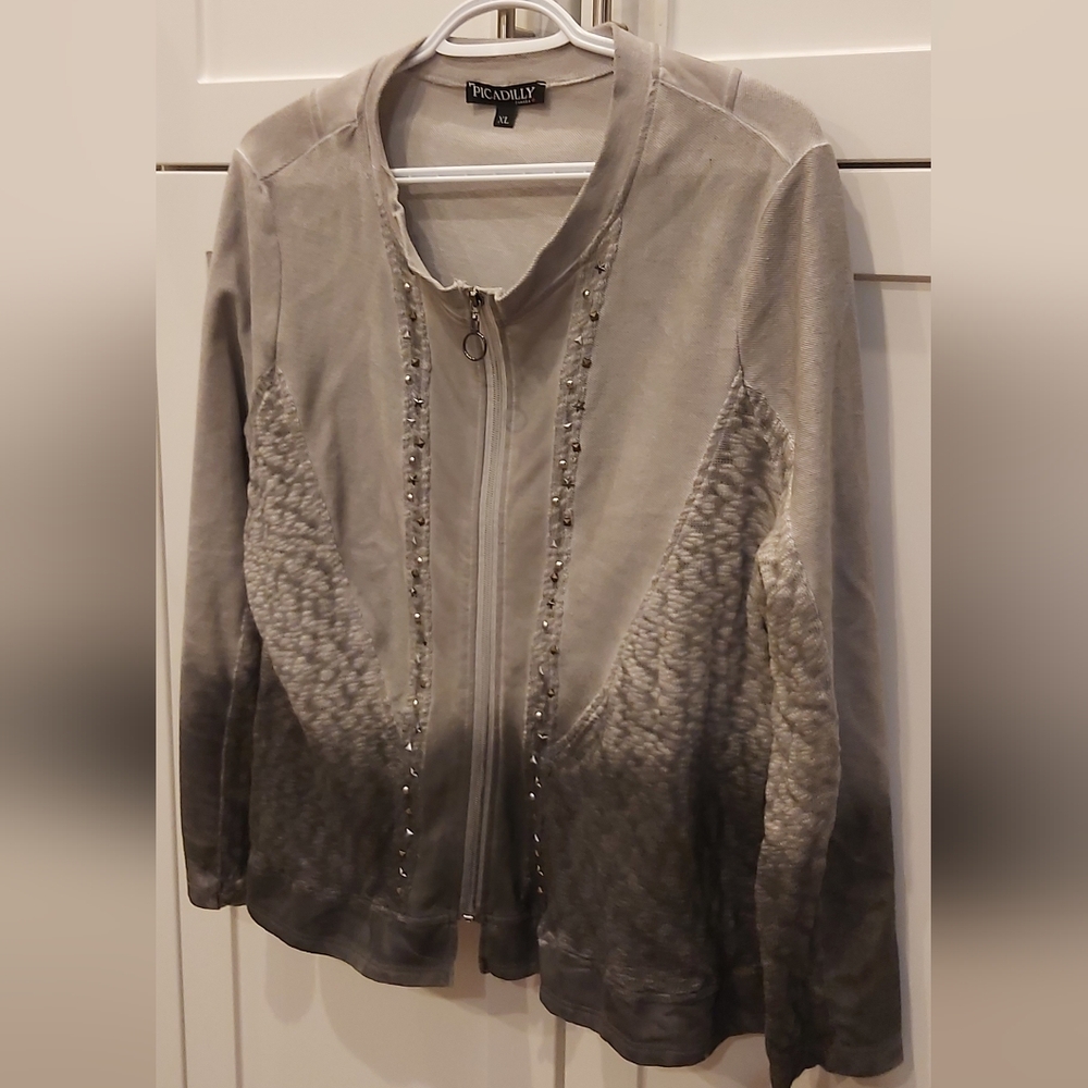 Picadilly Fashion grey ombre jacket
